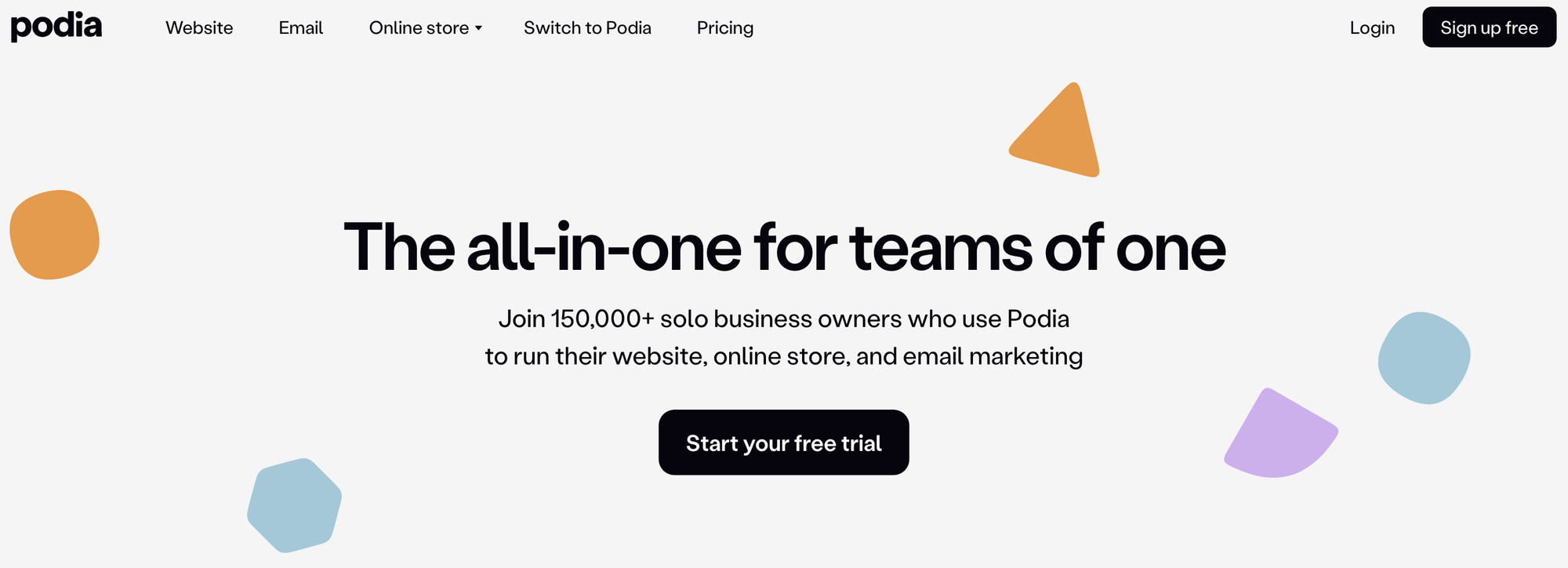 Podia Landing Page