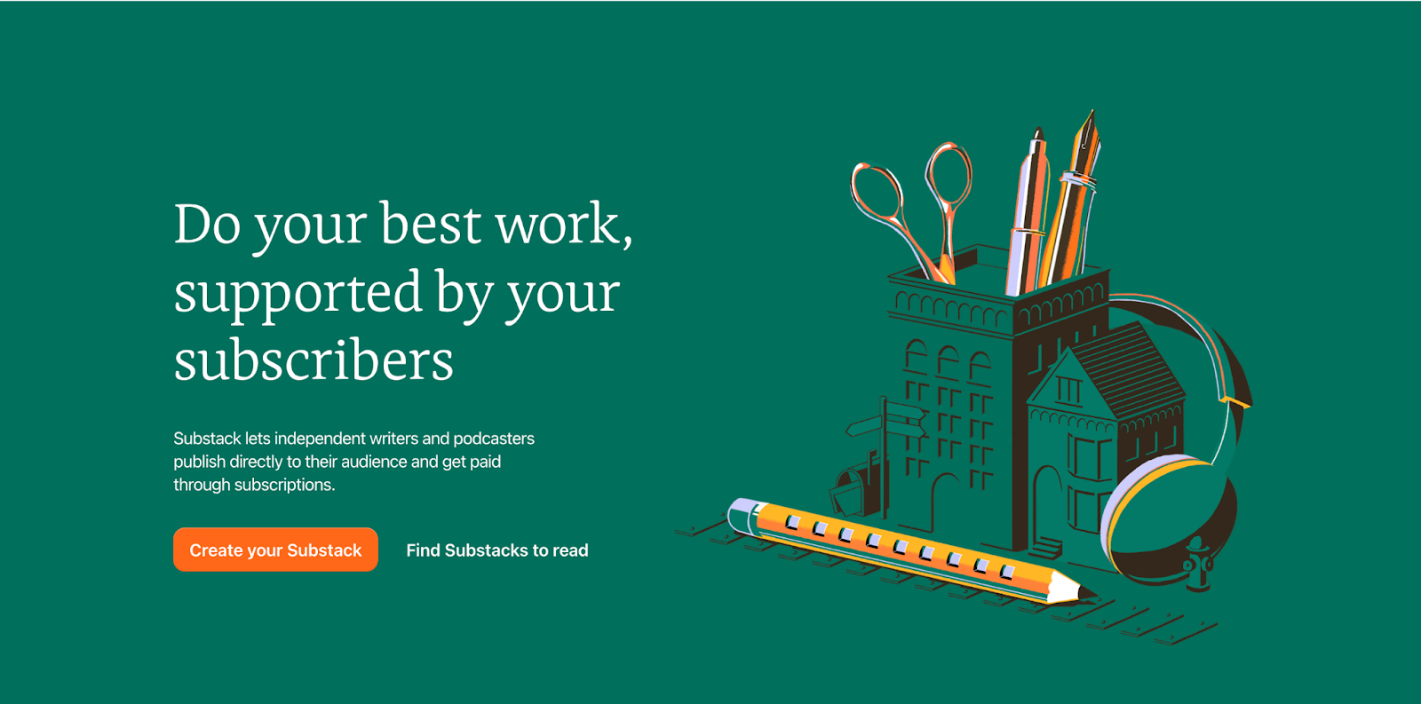 Substack, a Fanfix alternative for creators